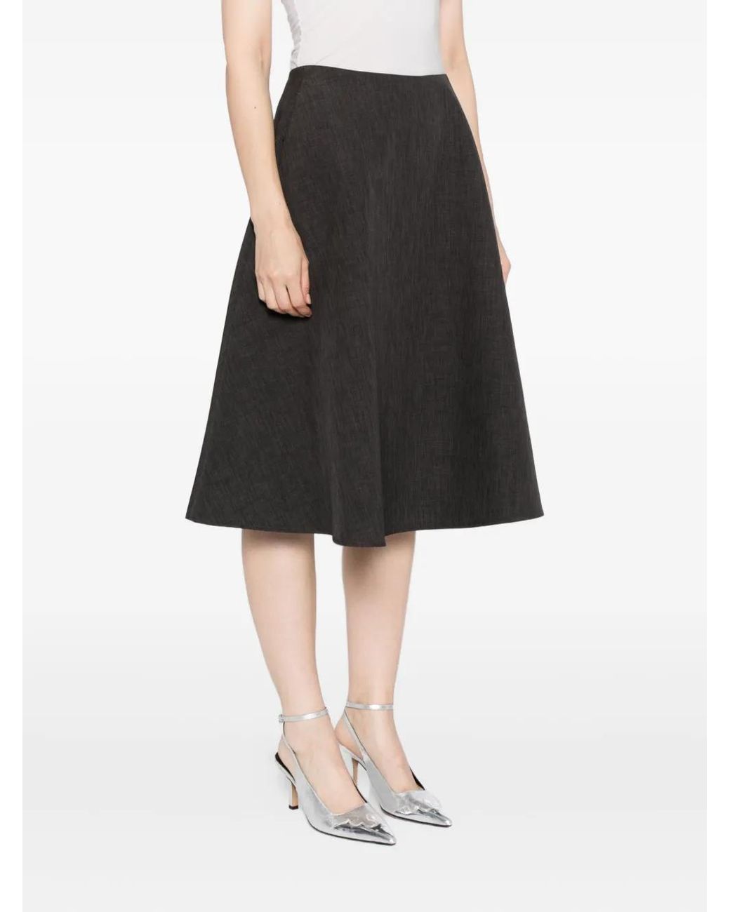 MSGM Black Gonna Skirt