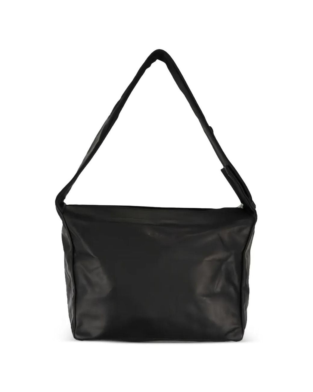 Omar Afridi Black Leather Backpack for men