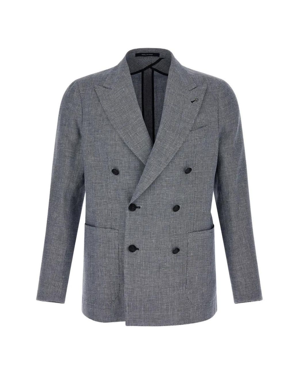 Tagliatore Gray Montecarlo Single-Breasted Blazer for men