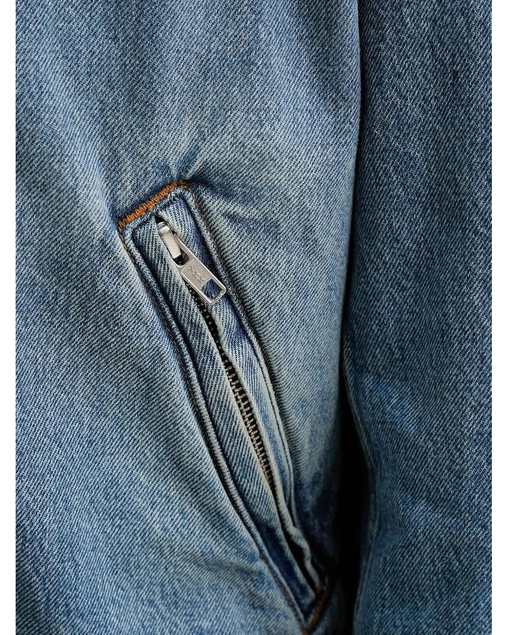 Chaqueta Vaquera Con Cremallera Won Hundred de color Blue