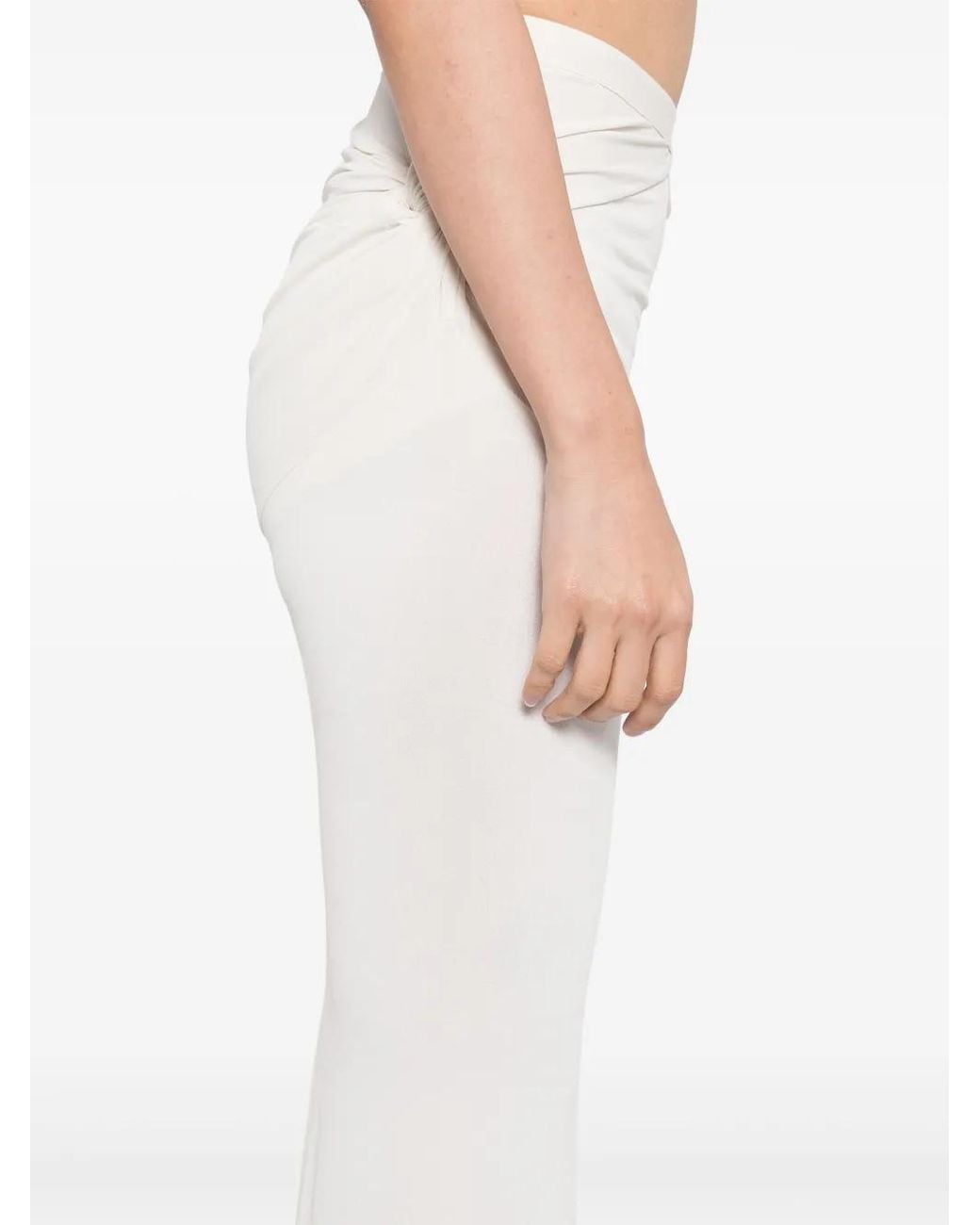 Rick Owens White Kairo Skirt
