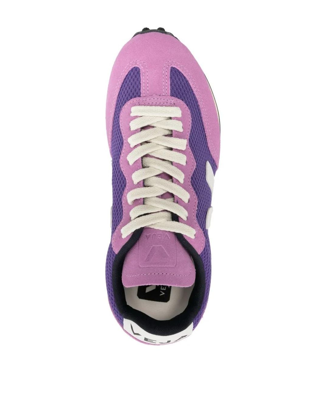 Veja Purple Rio Branco Leather Sneakers for men