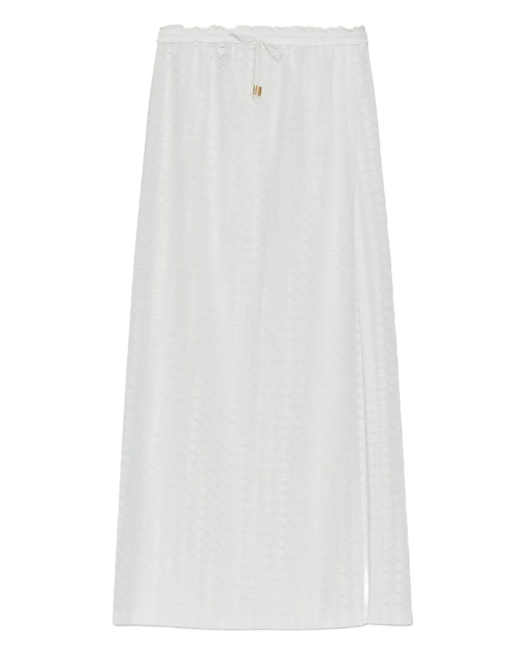 Falda larga con cordones Melissa Odabash de color White