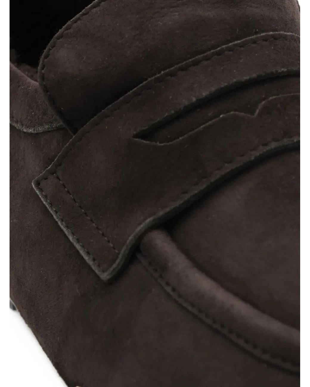 Tod's Black Mocassins Sporty En Nubuck