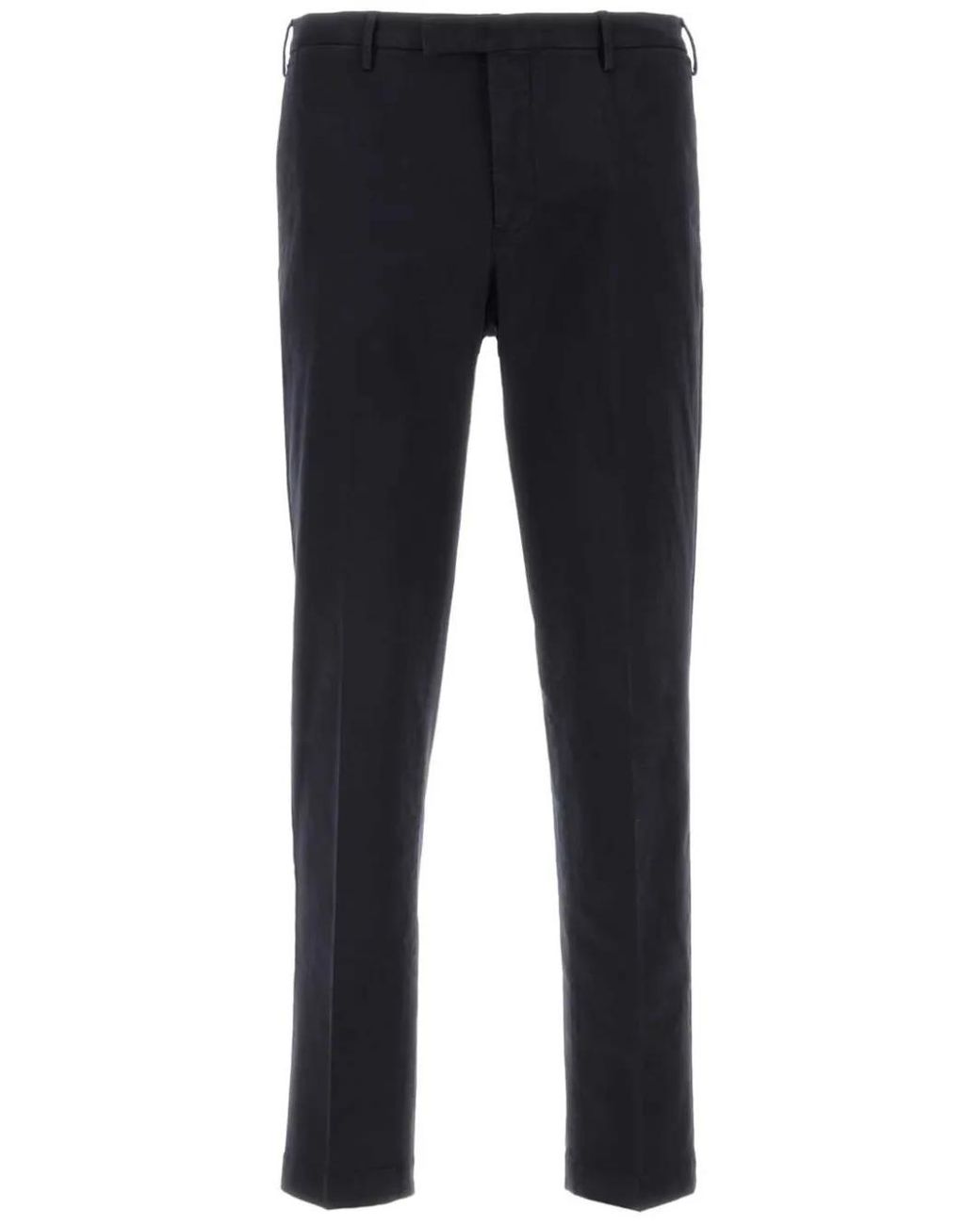 PT Torino Blue Slim-Cut Trousers for men