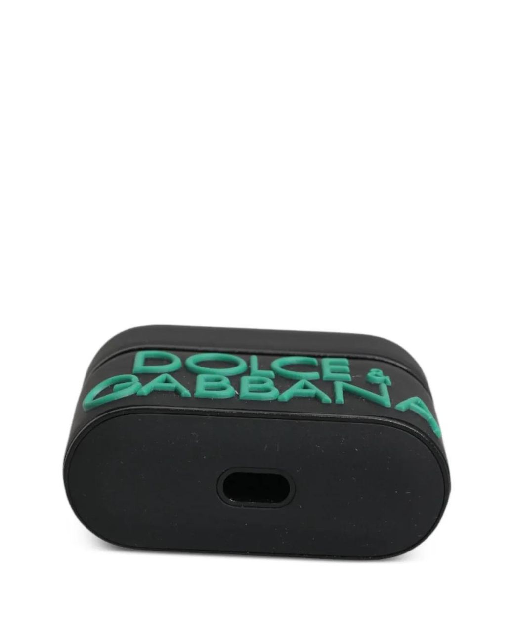 Dolce & Gabbana Green Étui Pour Airpods À Logo Embossé for men