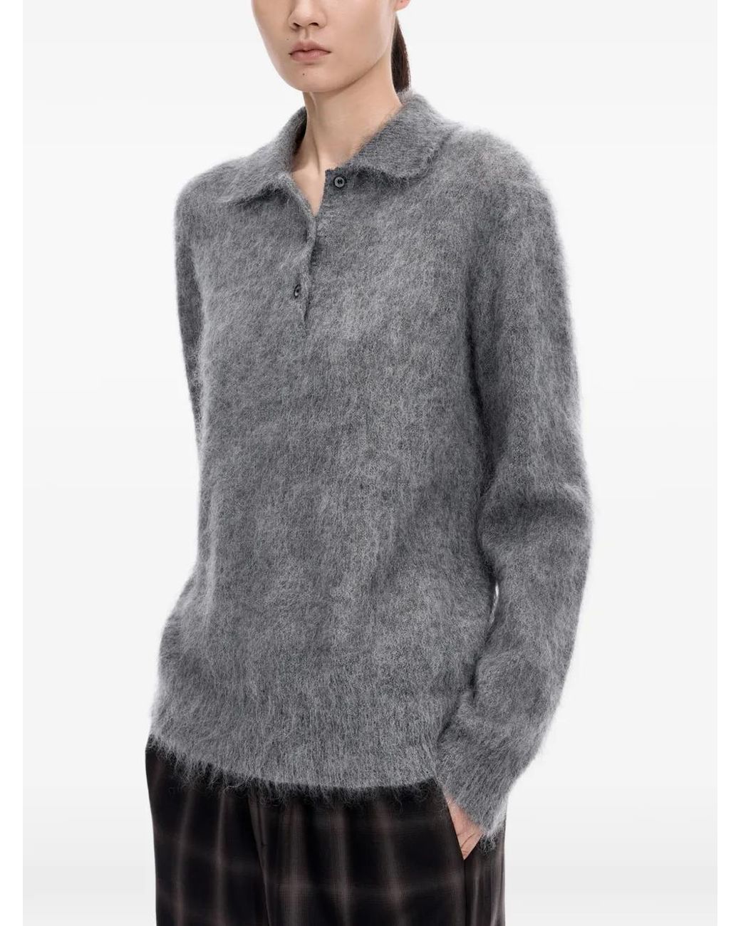 JNBY Gray Pullover Mit Kragen