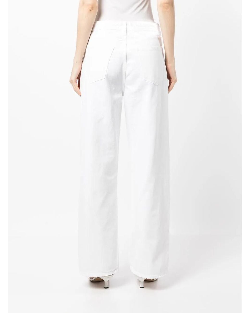 Pantalones Anchos Agolde de color White