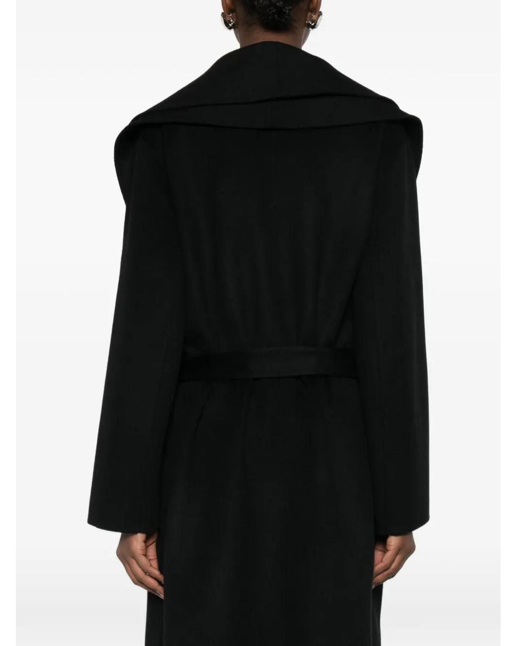Cappotto Con Sciarpa di Rohe in Black
