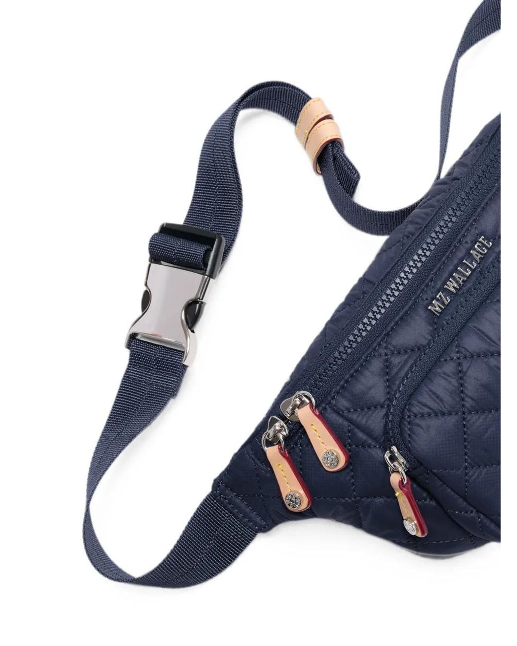 MZ Wallace Blue Small Metro Quilted Belt Bag