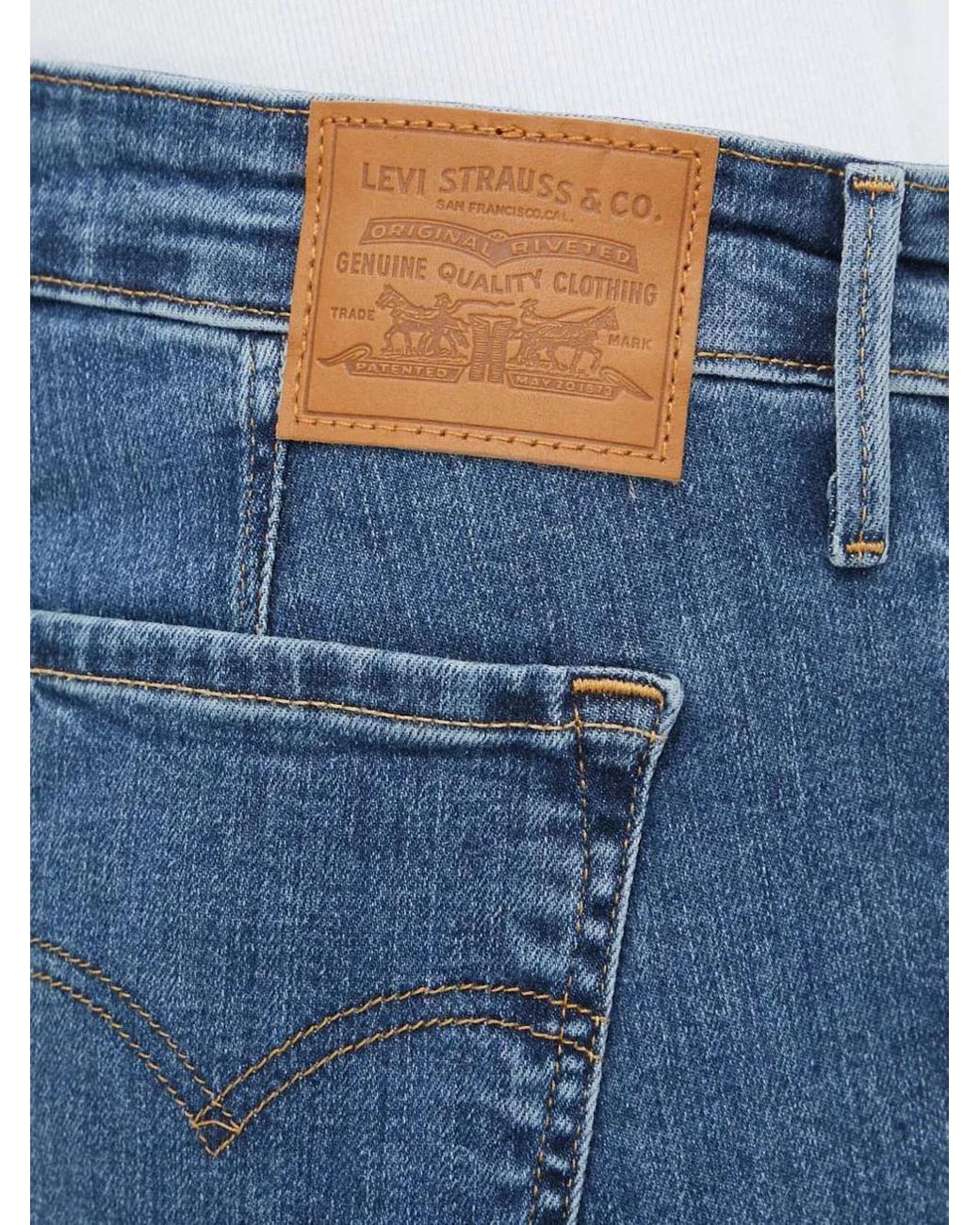 Levi's Blue 712 Five-Pocket Jeans
