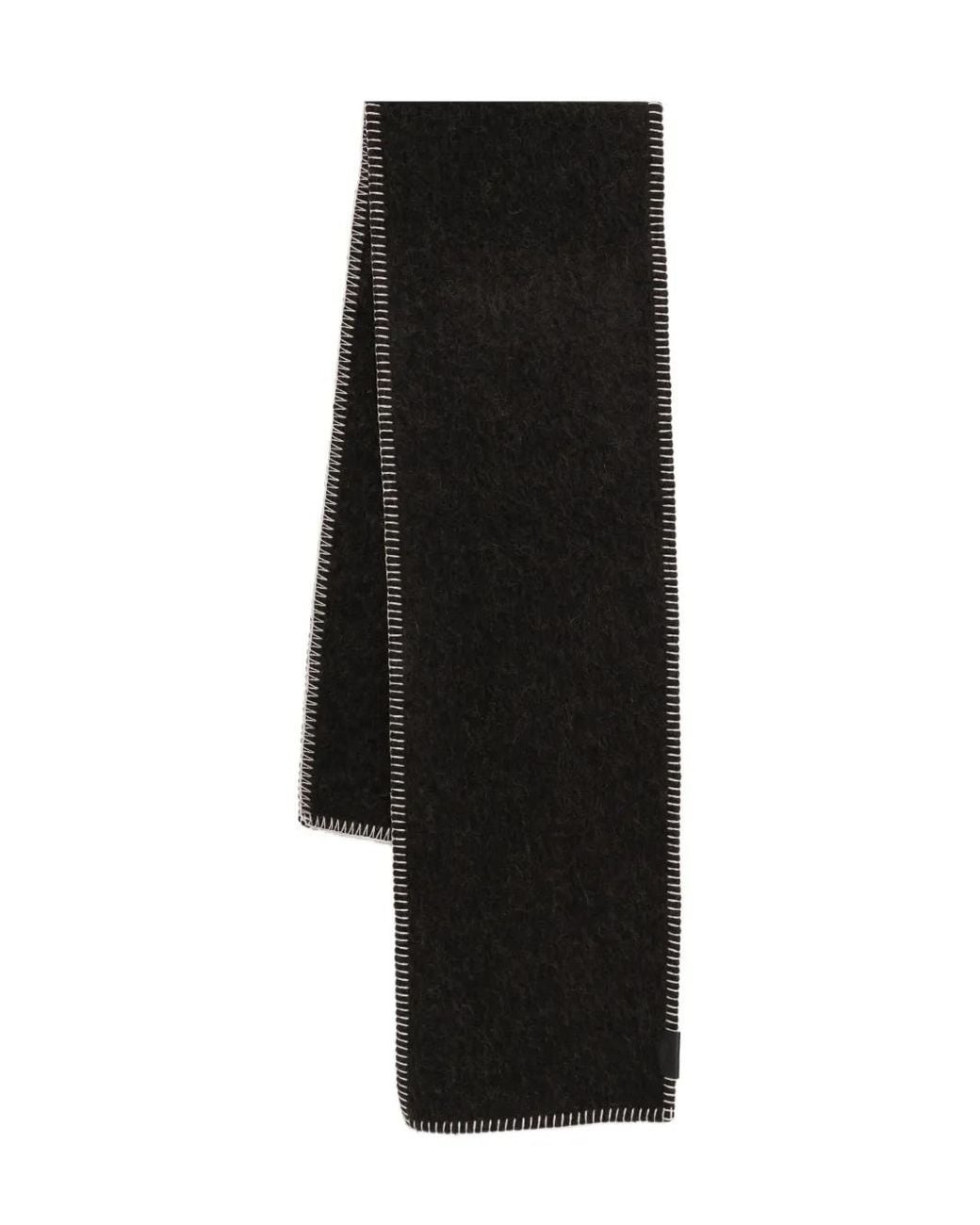 Sciarpa Con Cuciture di Lemaire in Black