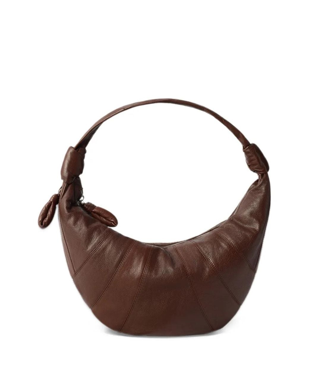 Lemaire Brown Fortune Croissant Bag