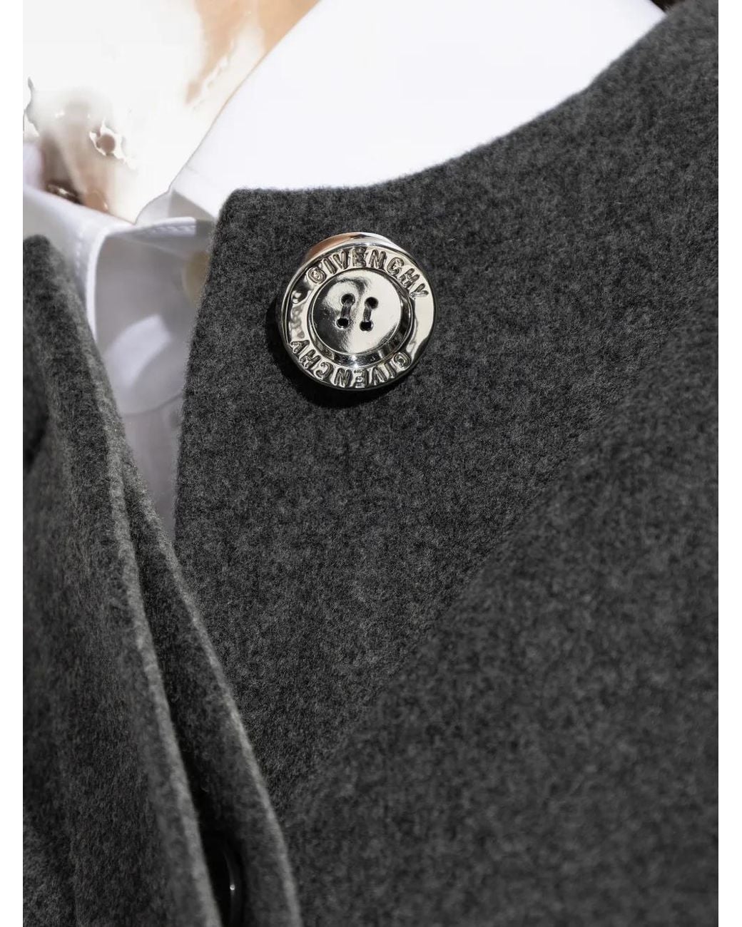 Givenchy Black Button Jacket