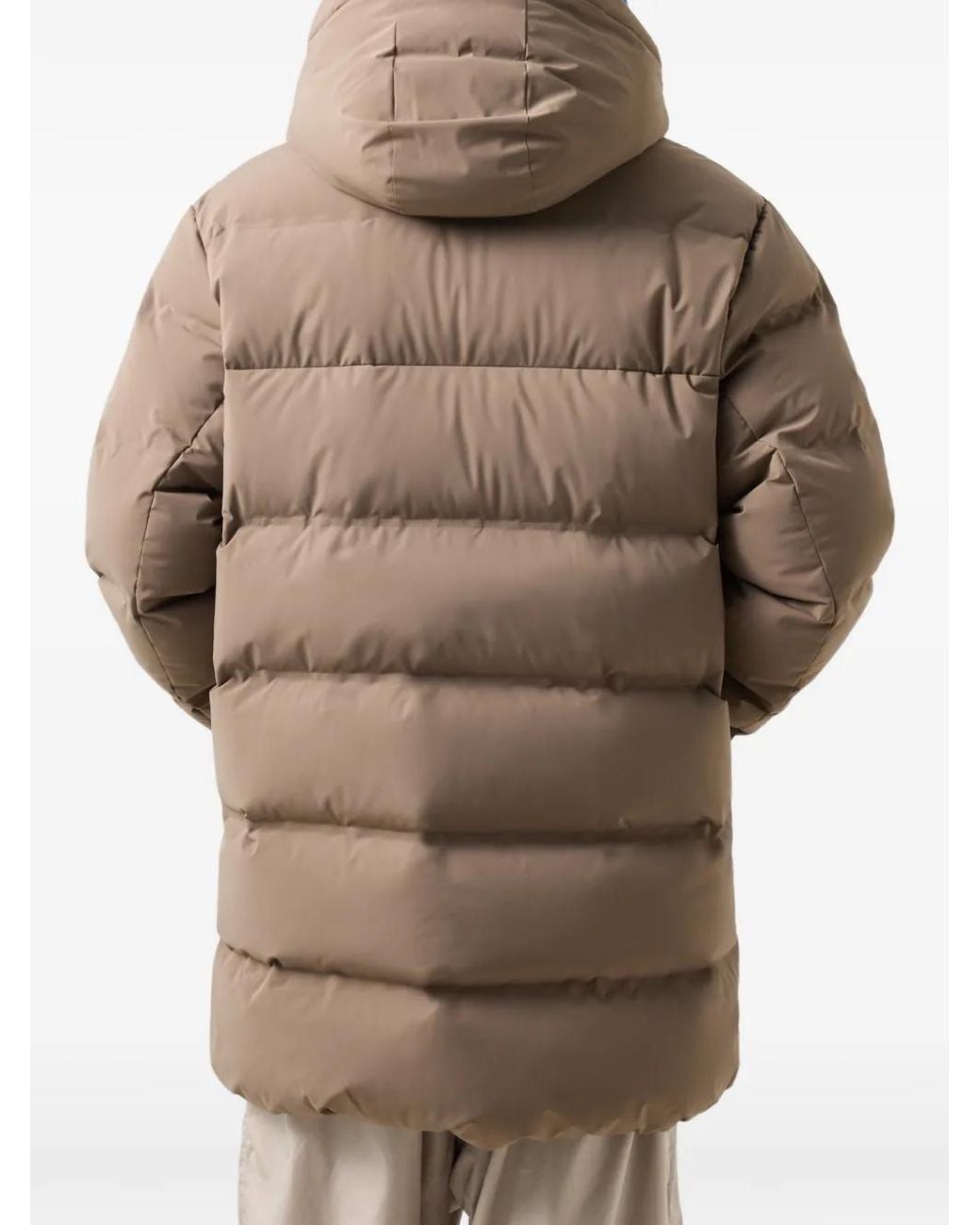 Bogner Fire + Ice Natural Ekin Quilted Hooded Coat for men