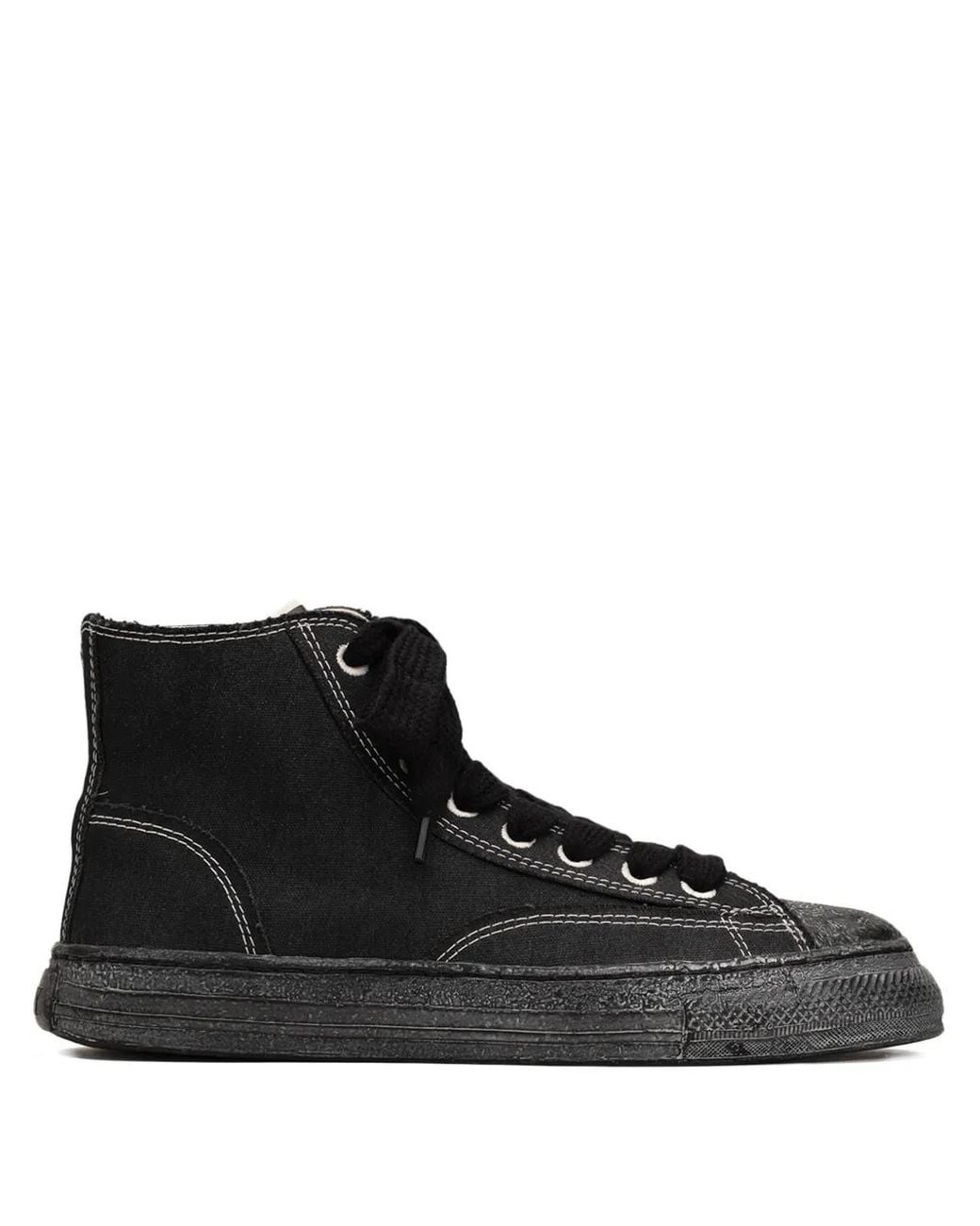 General Scale. Black Roy High-Top Sneakers for men