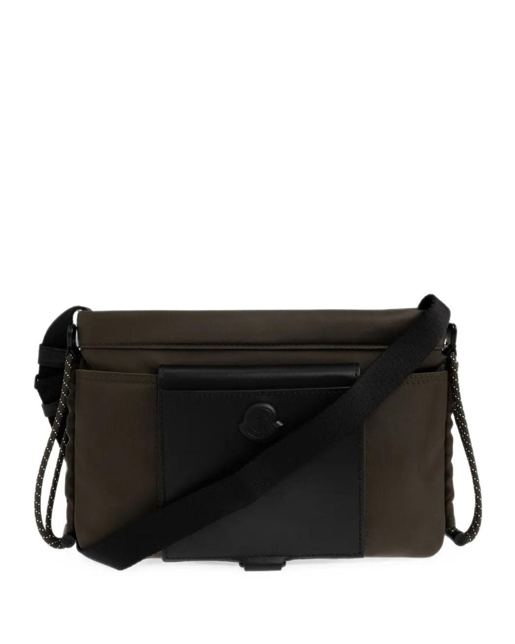 Moncler Black Kenton Drill Crossbody Bag for men