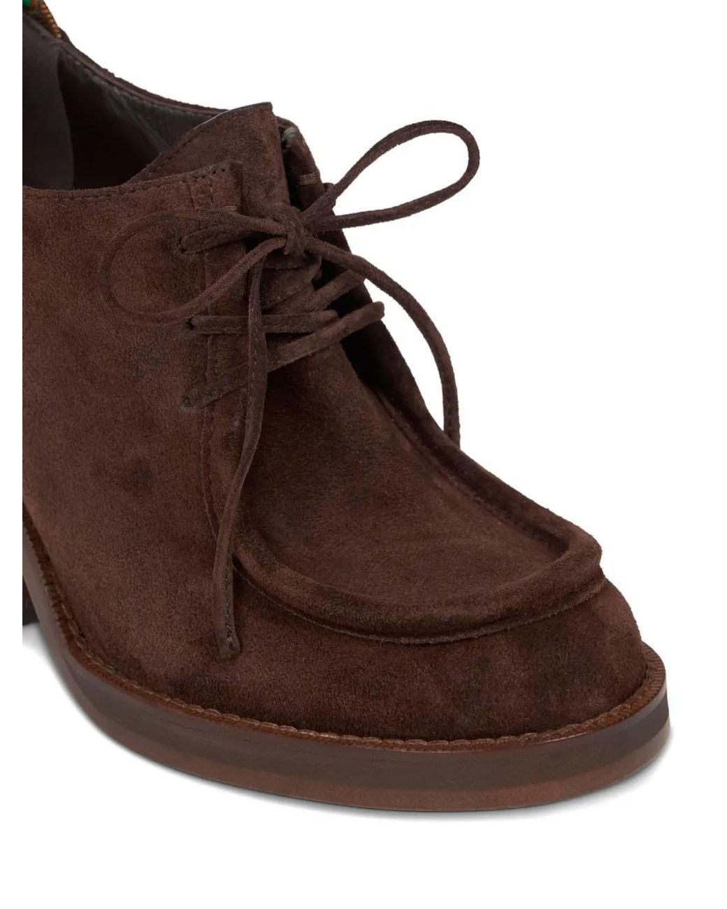 Etro Brown 75Mm Suede Pumps