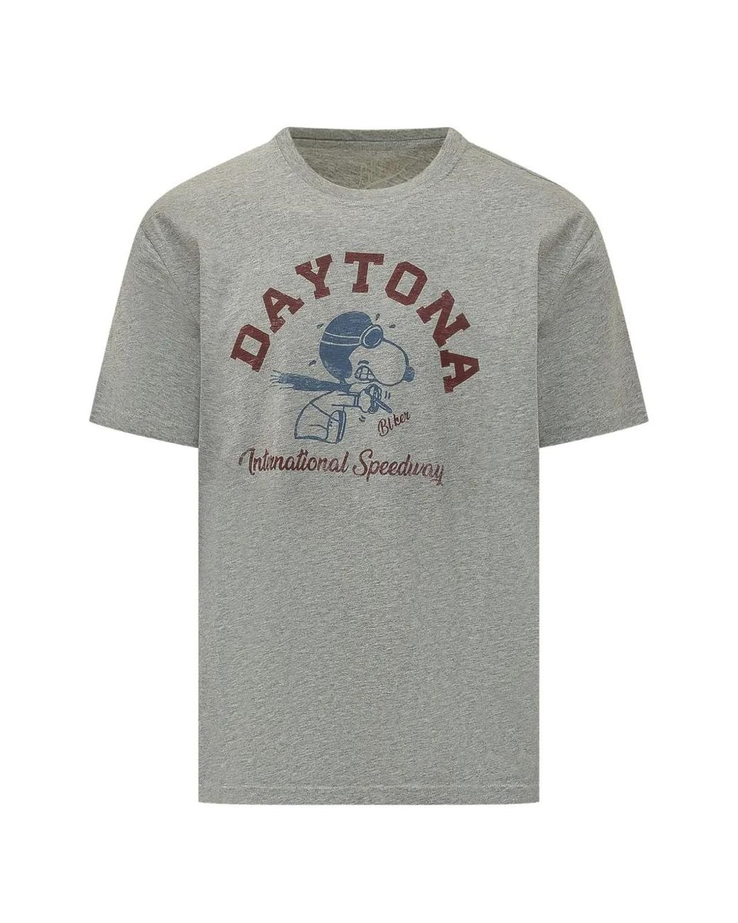 Bl'ker Gray T-Shirt Daytona À Imprimé Graphique for men