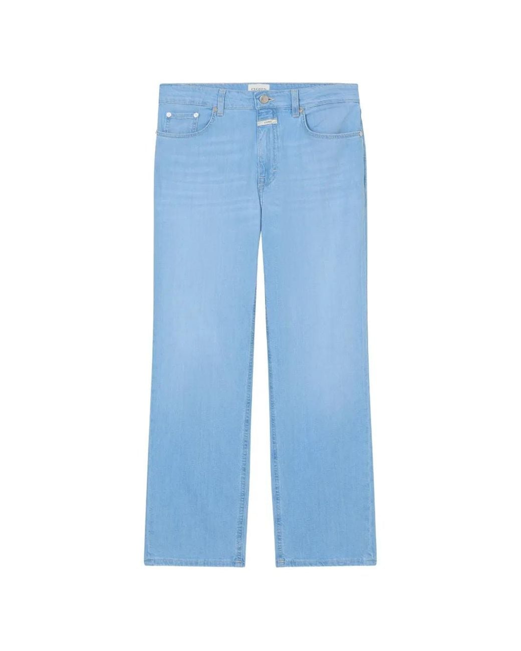 Closed Cropped Jeans in het Blue