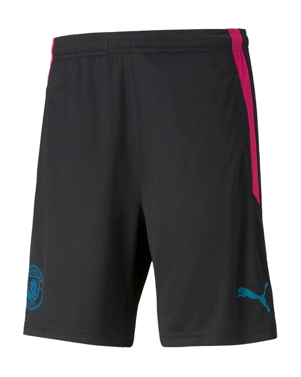 PUMA Black Manchester City Track Shorts for men