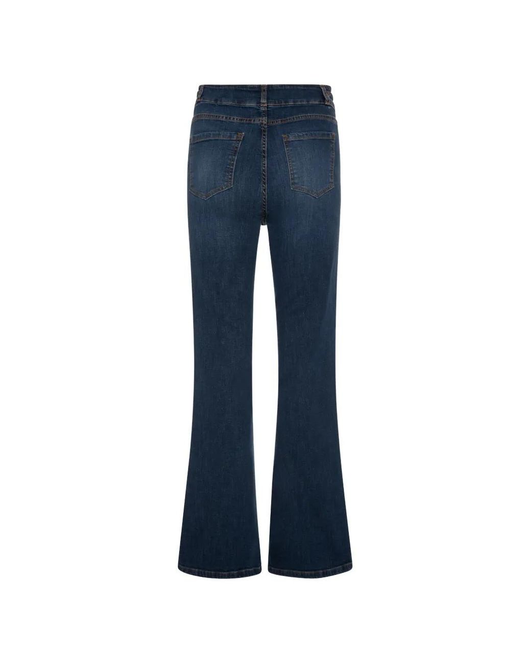 Fracomina Blue Jean Évasé À Détail De Chaîne