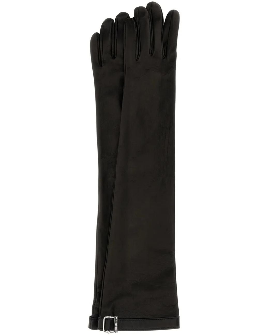 ARMARIUM Black Lange Handschuhe Aus Leder