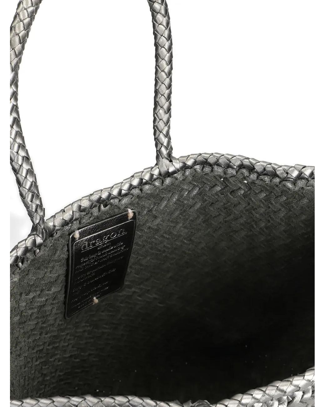 Dragon Diffusion Gray Woven Tote Bag