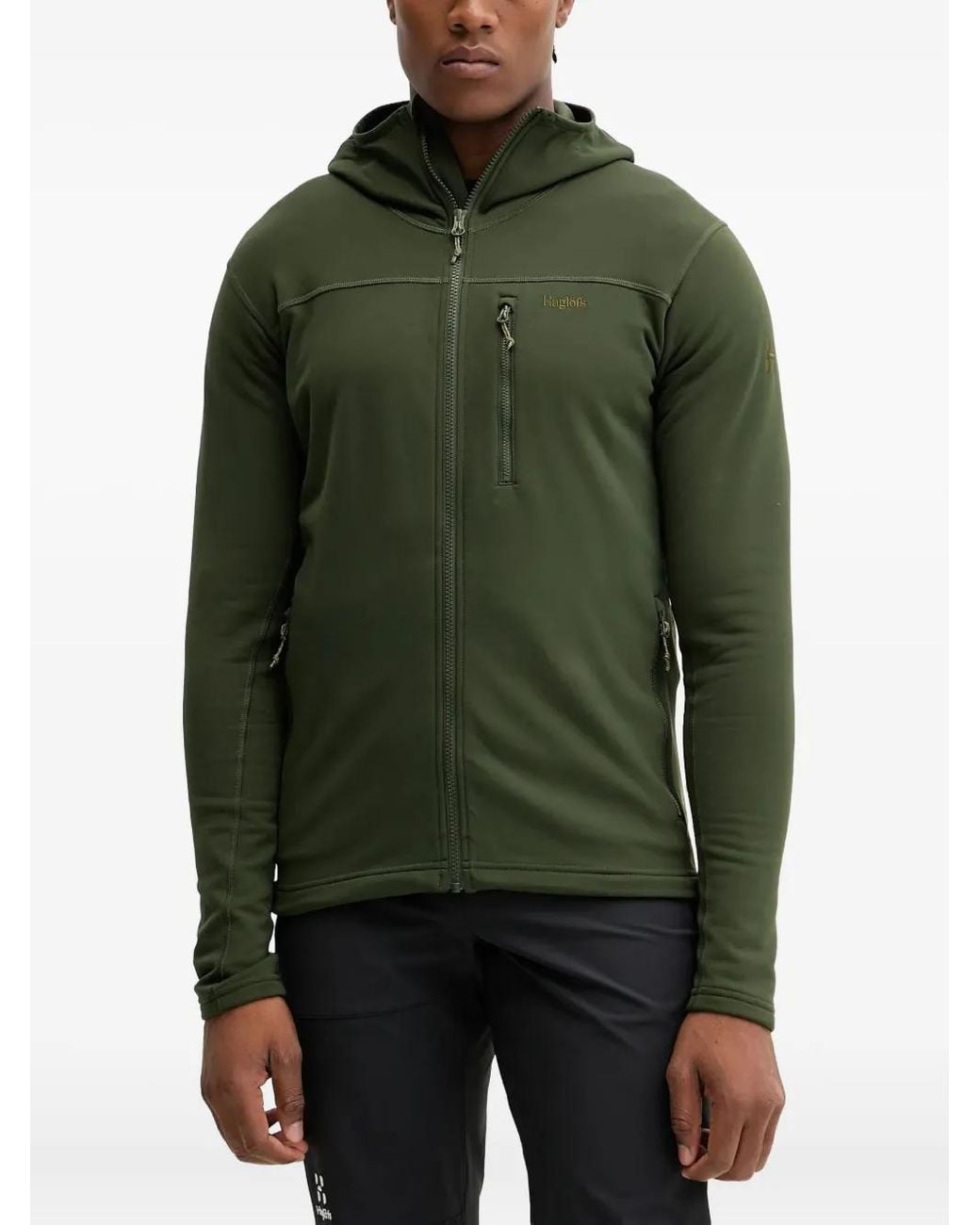 Haglöfs Green Rosson Zip-Up Hoodie for men