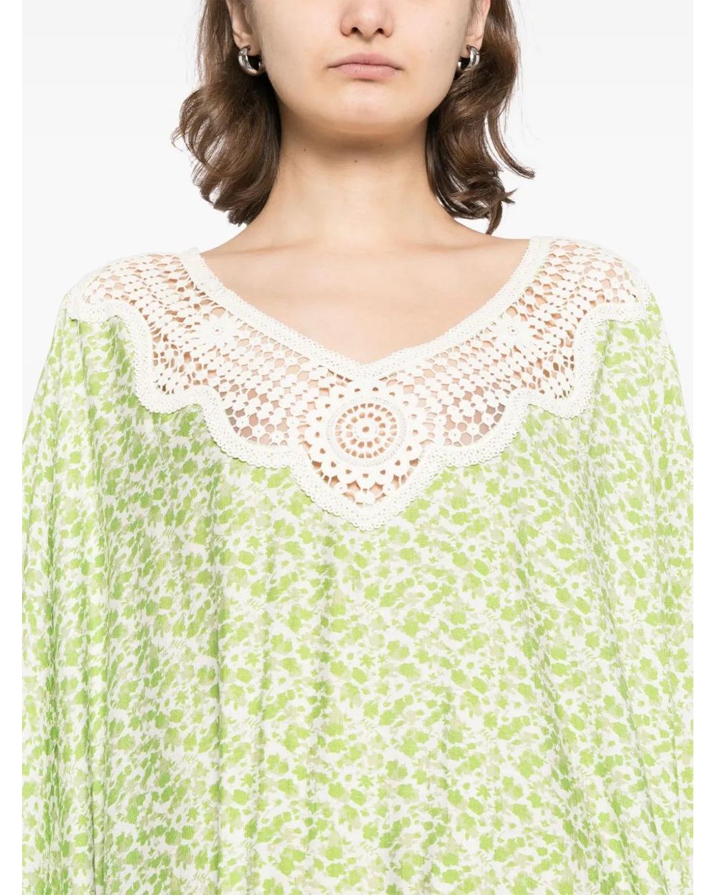 Bambah Green Flora Dress