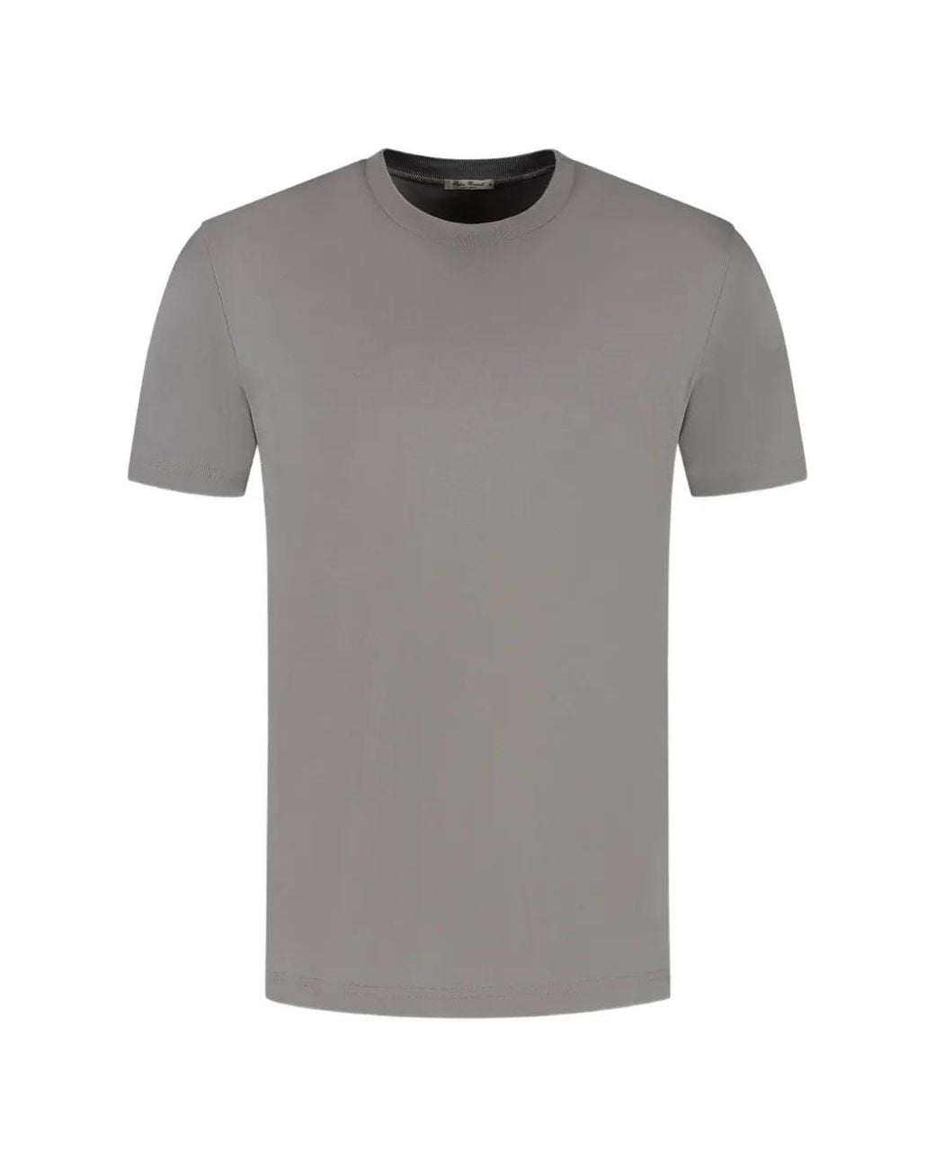 STEFAN BRANDT Gray Crew-Neck T-Shirt for men