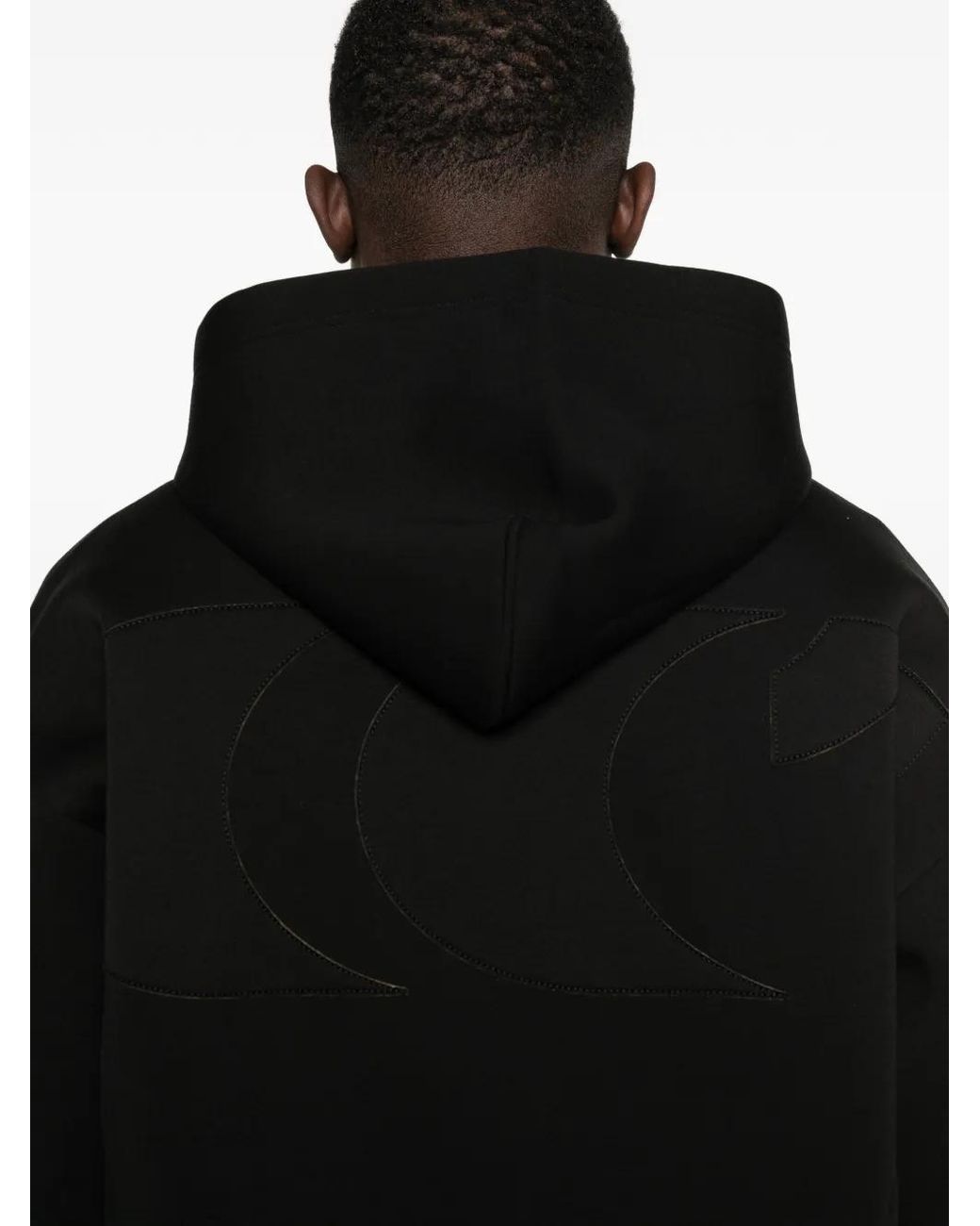 CIARAN Black Zip-Up Hoodie for men
