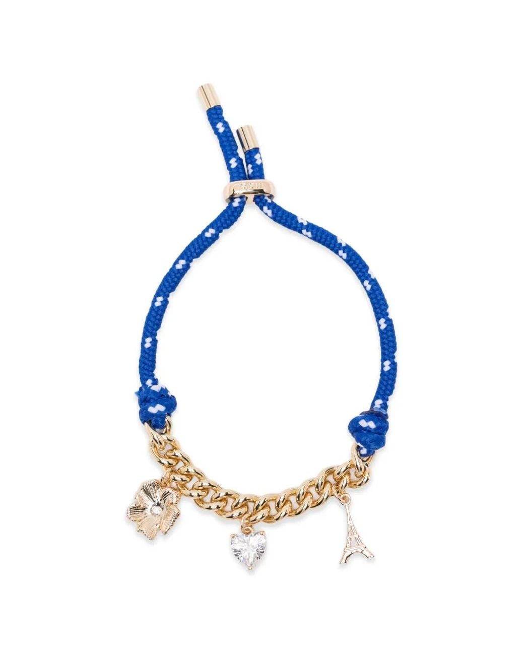 Maje Blue Marine Cord Chain Bracelet