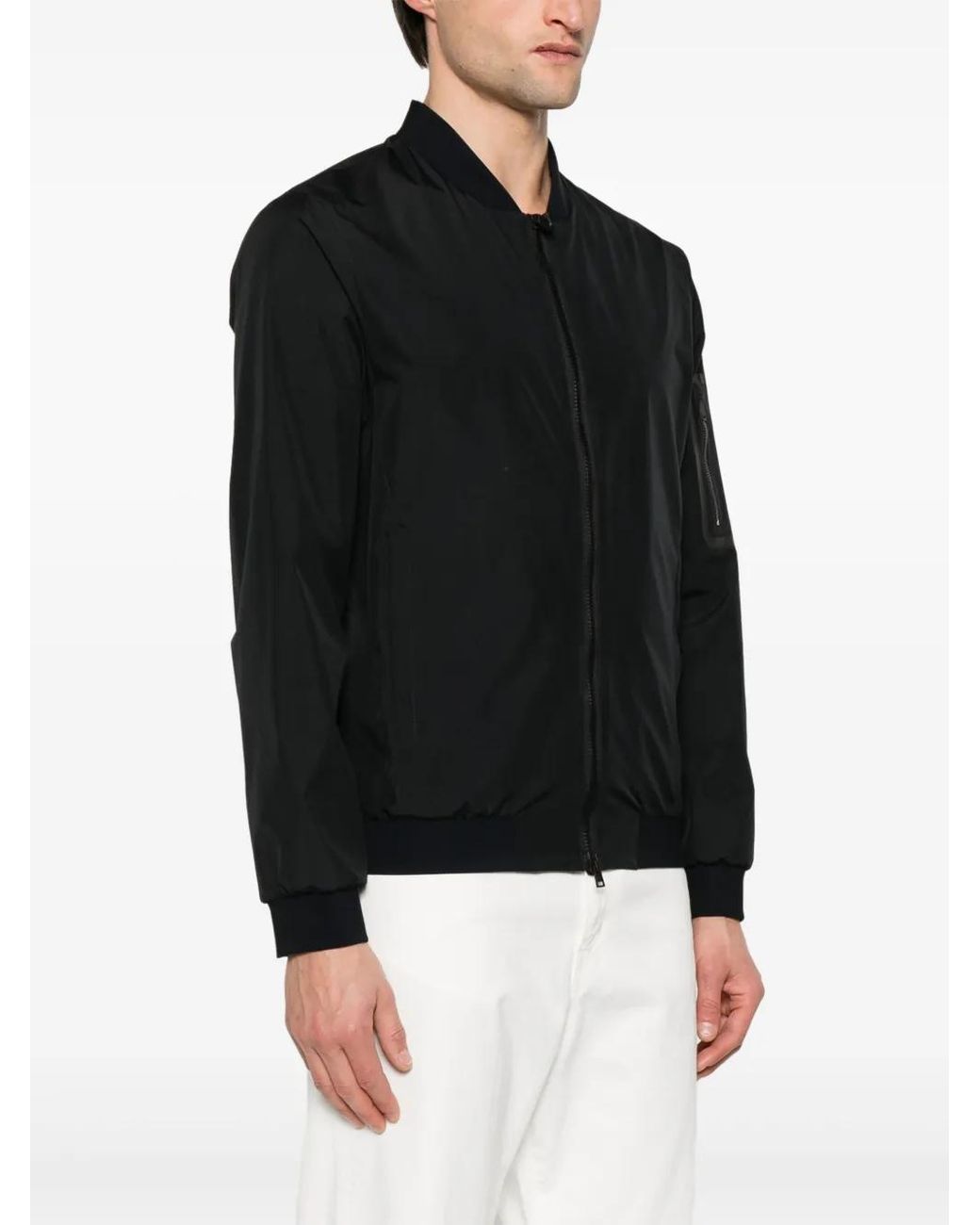 Herno Black Windstopper Jacket for men