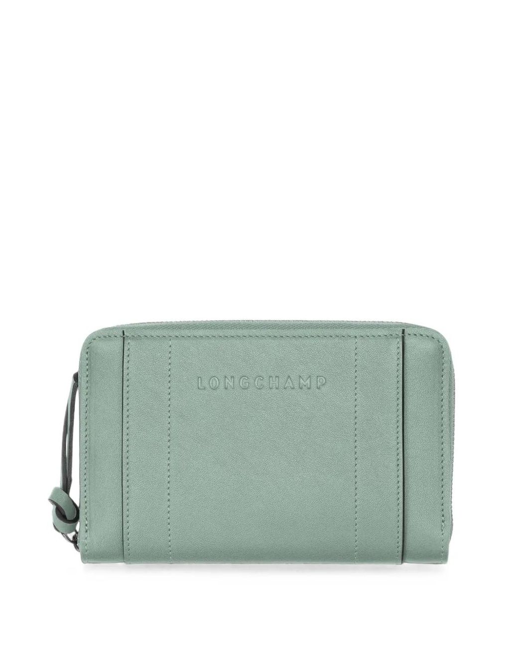 Longchamp Green 3D Zip-Around Wallet