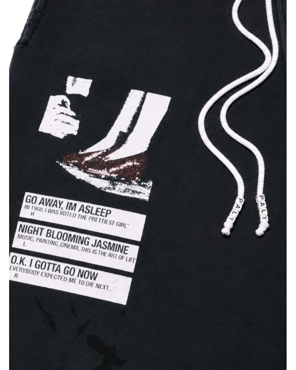 PALY Blue Graphic-Print Track Pants