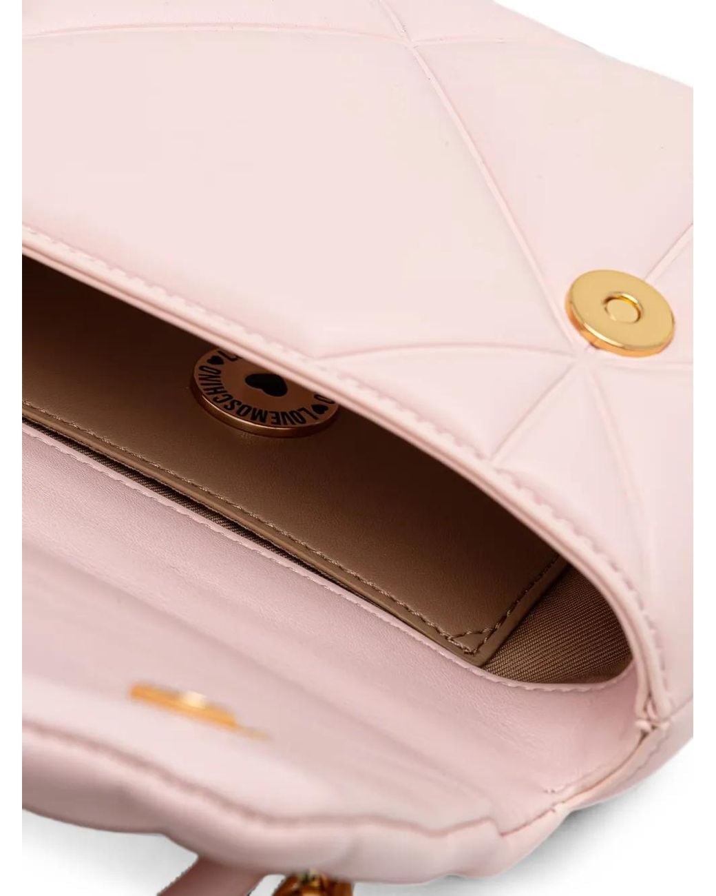 Love Moschino Pink Gesteppte Umhängetasche