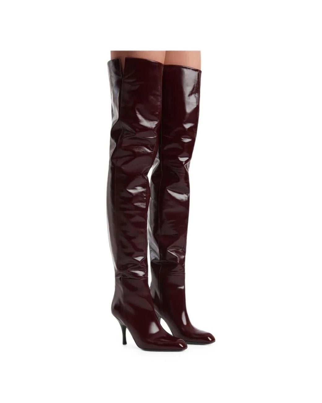 Khaite Black Colt Over-The-Knee Heel Boots