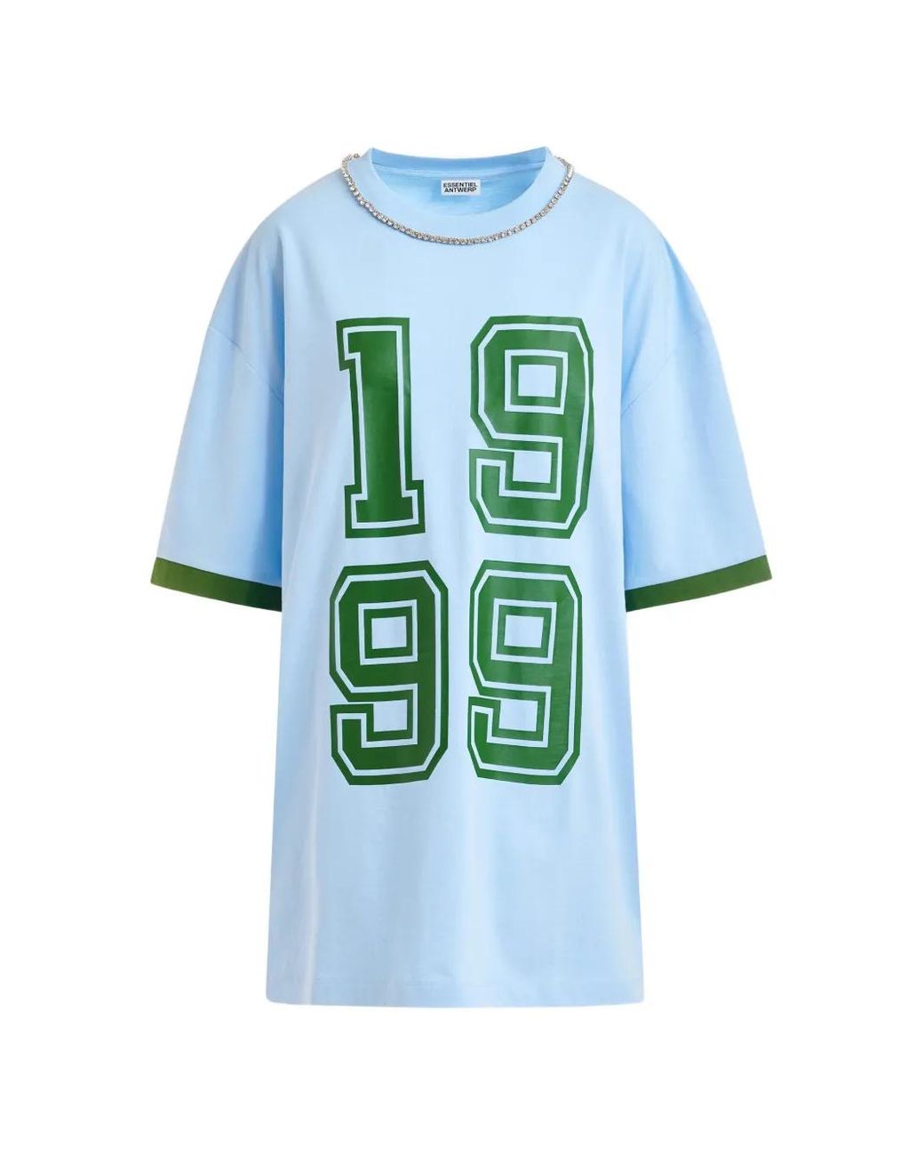 Abito Modello T-Shirt Jistrass di Essentiel Antwerp in Blue