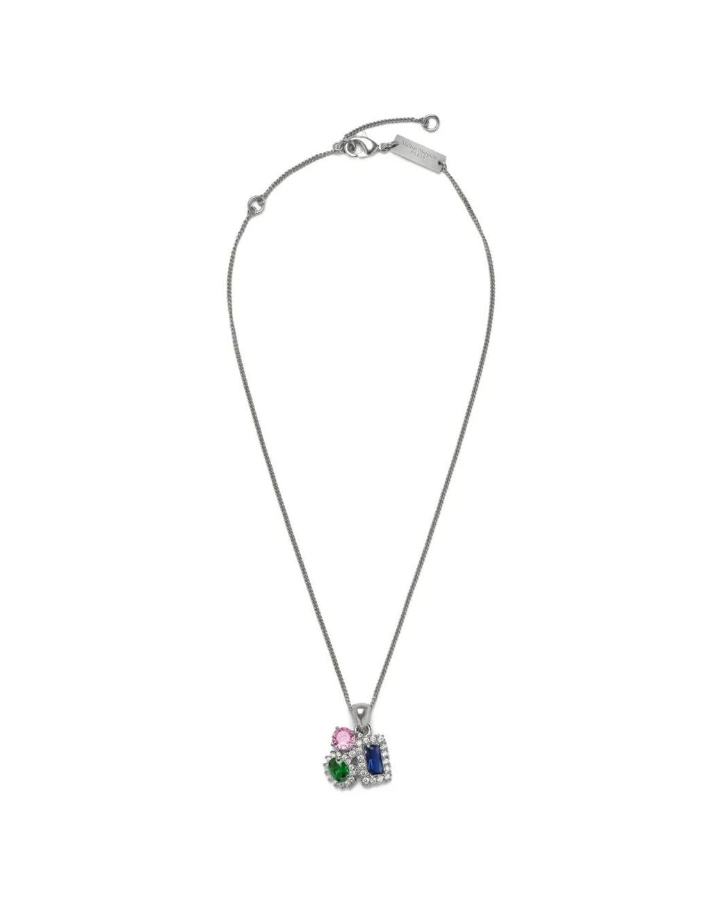 Maison Margiela Metallic Cluster Pendant Necklace