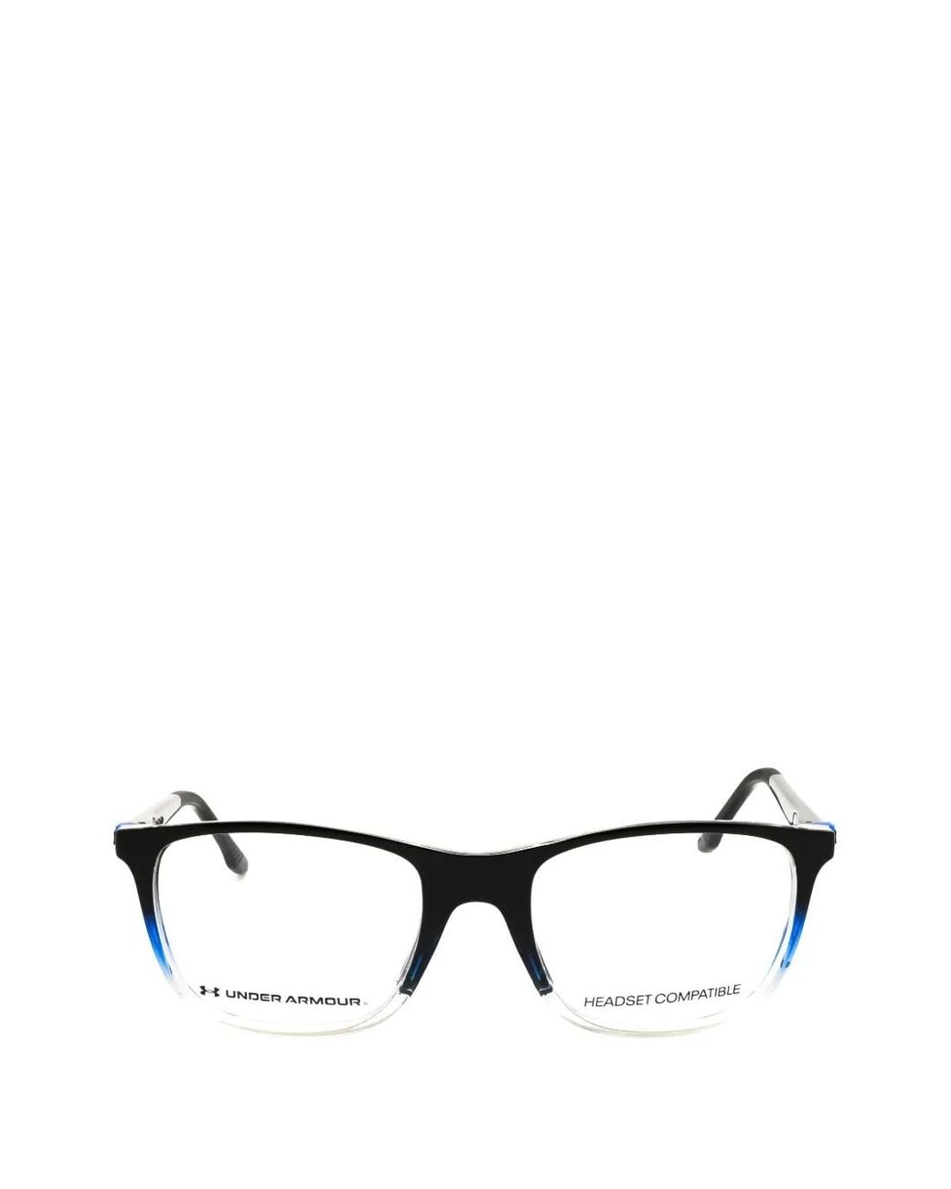 Under Armour Black Oval-Frame Glasses for men