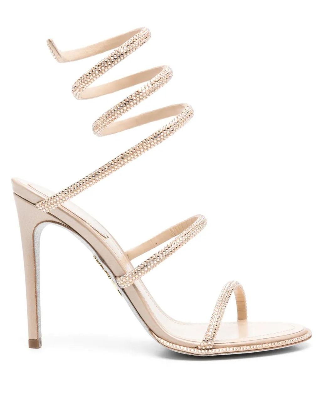 Rene Caovilla White 100Mm Cleo Sandals