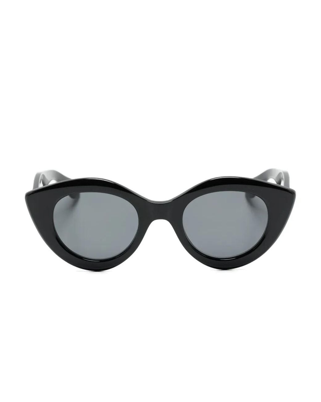 Alaïa Black Cat-Eye Sunglasses