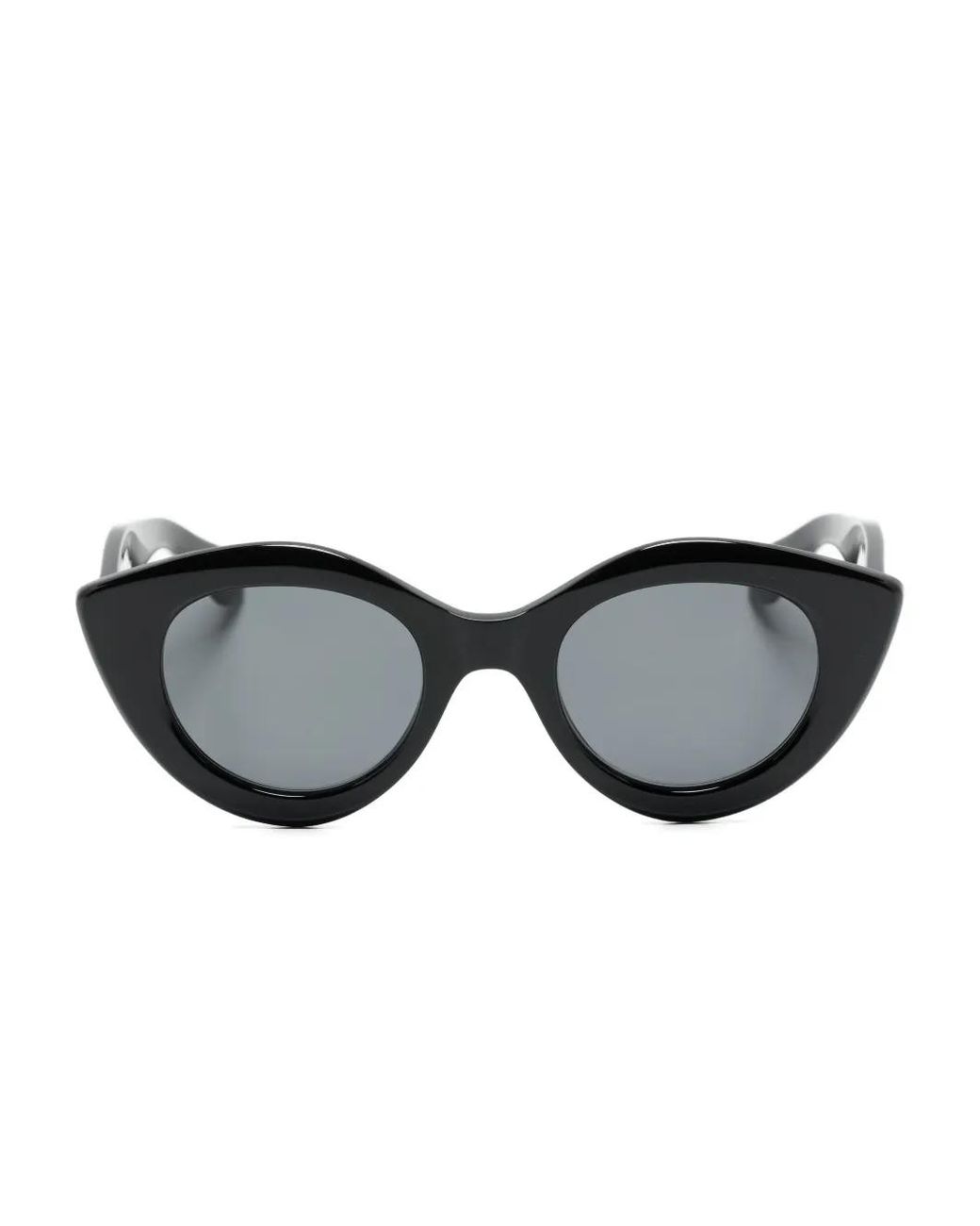 Alaïa Black Cat-Eye Sunglasses