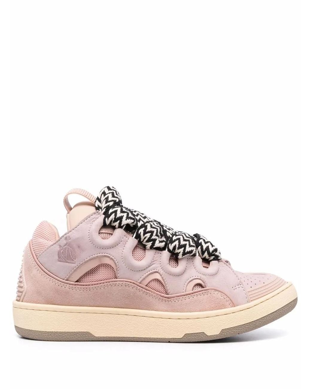 Lanvin Pink Curb Sneakers