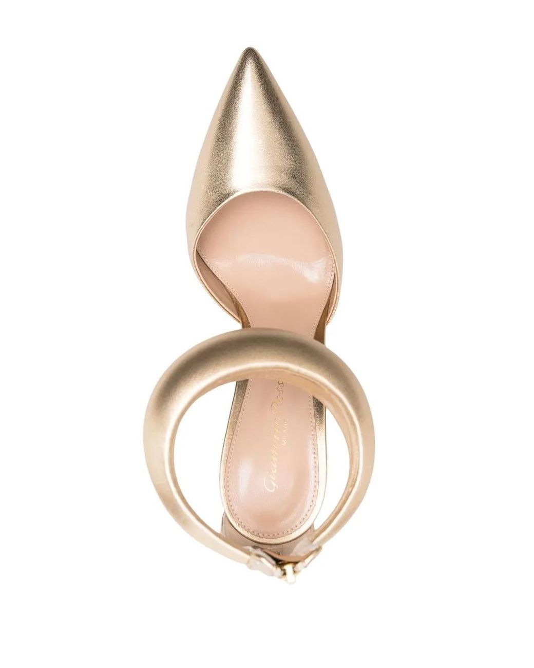 Gianvito Rossi Natural Bijoux 105Mm Padded-Strap Pumps