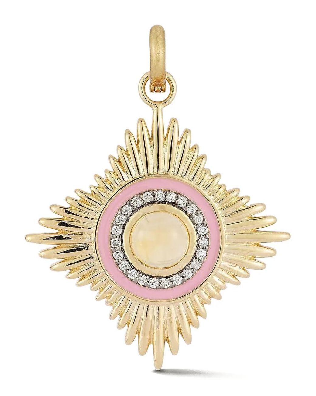 Storrow Jewelry Metallic 14Kt Vivienne Medallion Necklace