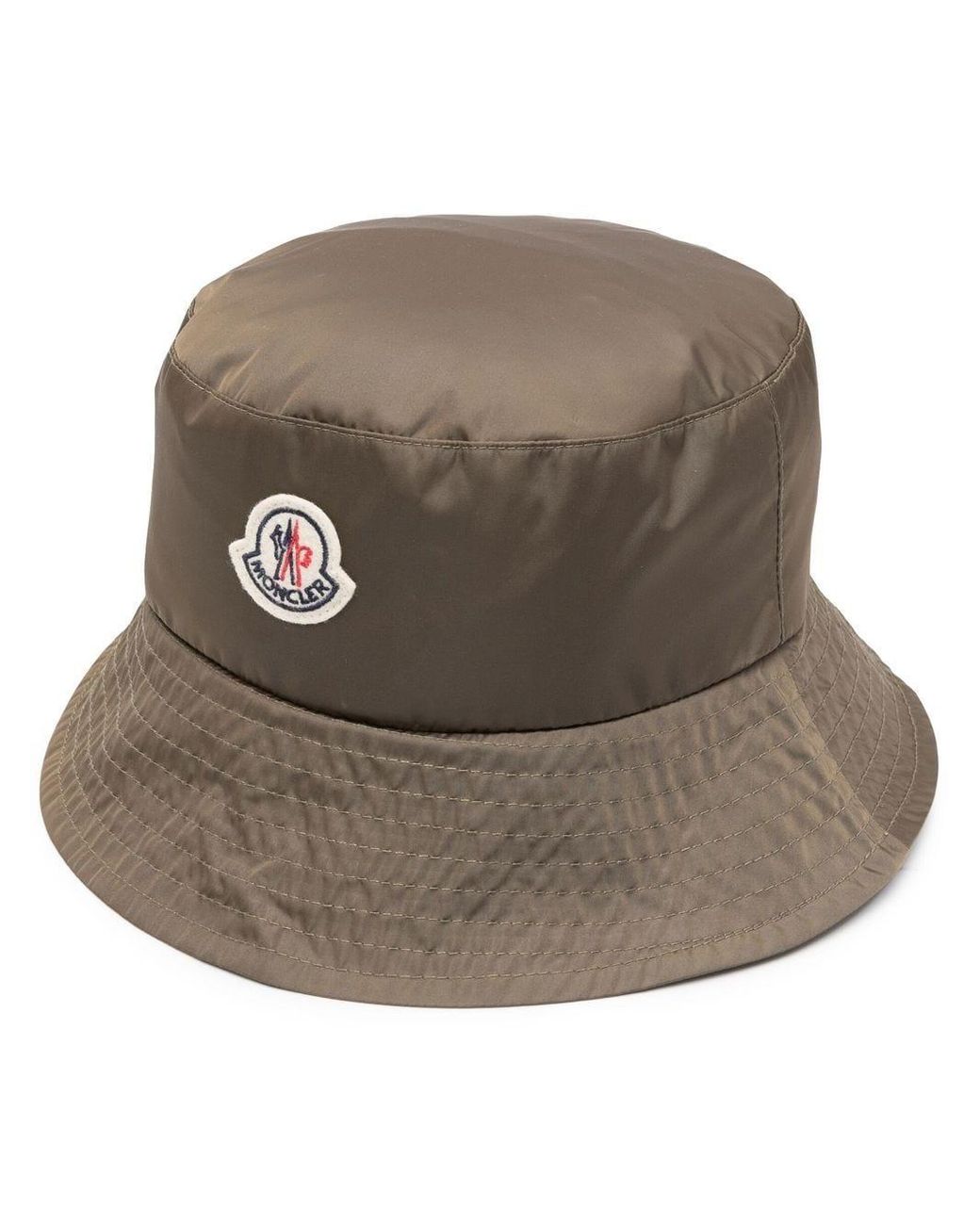 Cappello bucket con logo di Moncler in Verde | Lyst