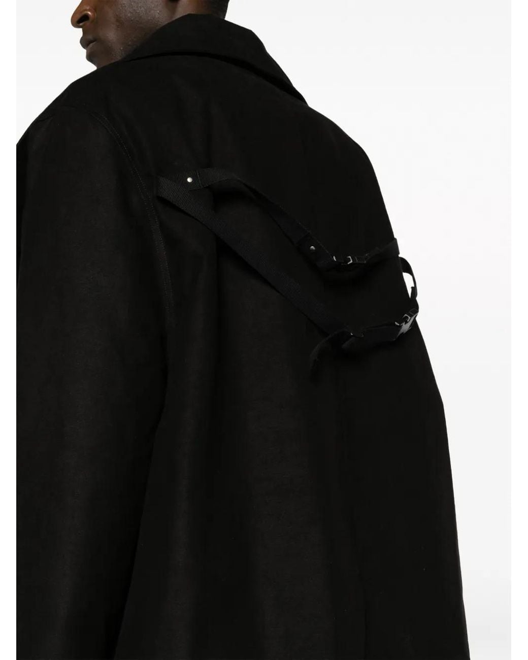 Rick Owens Donsjas Met Trechterhals in het Black voor heren
