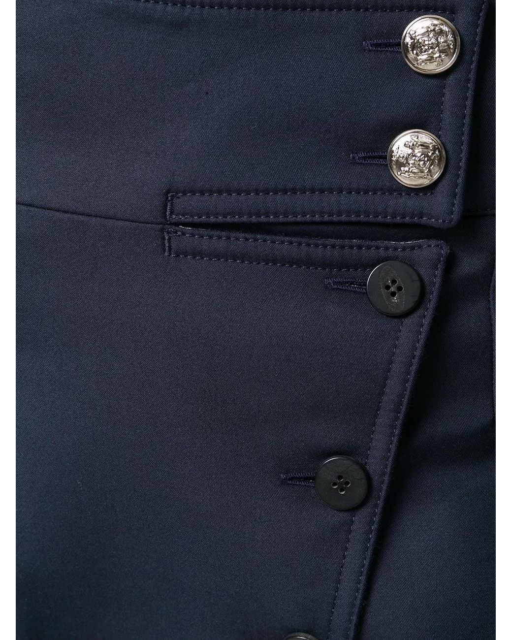 Calvin Klein Blue High Waisted Trousers